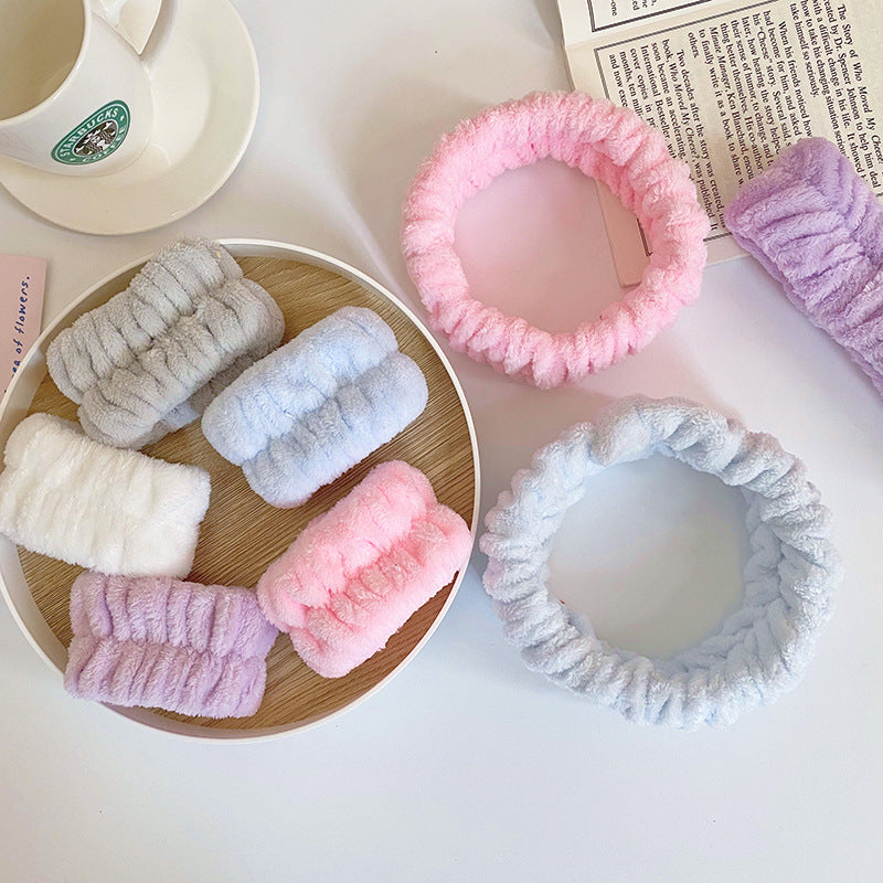 Fluffy spa headband