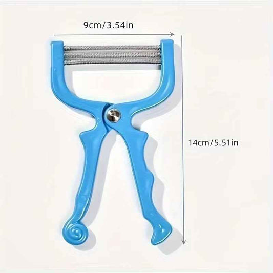 Handheld facial epilator held in hand