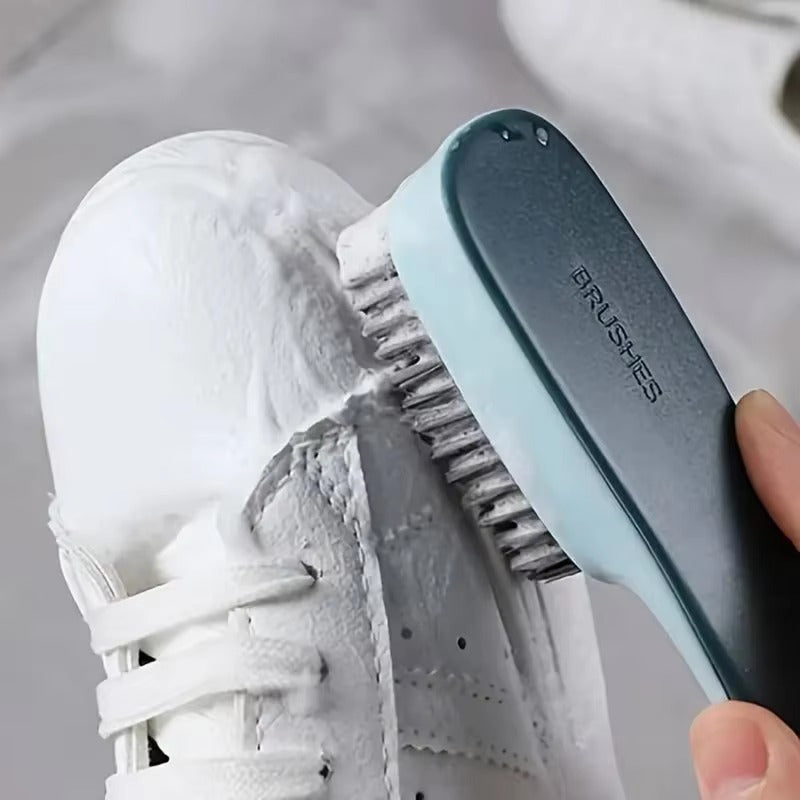 Shoe Cleaning Brush Plastic Clothes Scrubbing Household Multi-functional Cleaning Tools Commercial Washing Brush Accessories Color:Blue
