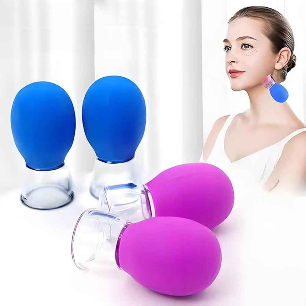 Silicone facial cupping set packaging