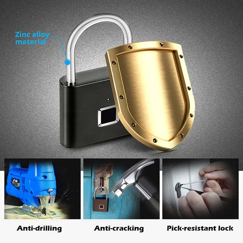 Fingerprint Smart Padlock – Keyless Waterproof Digital Lock