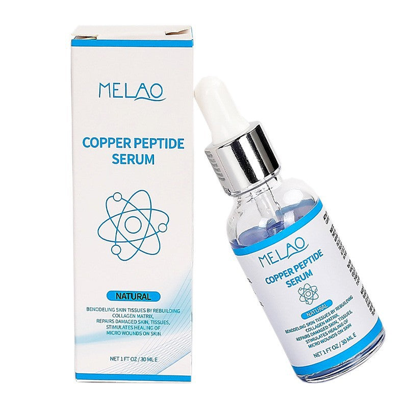 Blue copper peptide serum packaging