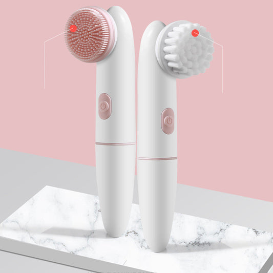 Sonic silicone facial cleansing brush, waterproof deep pore cleanser
