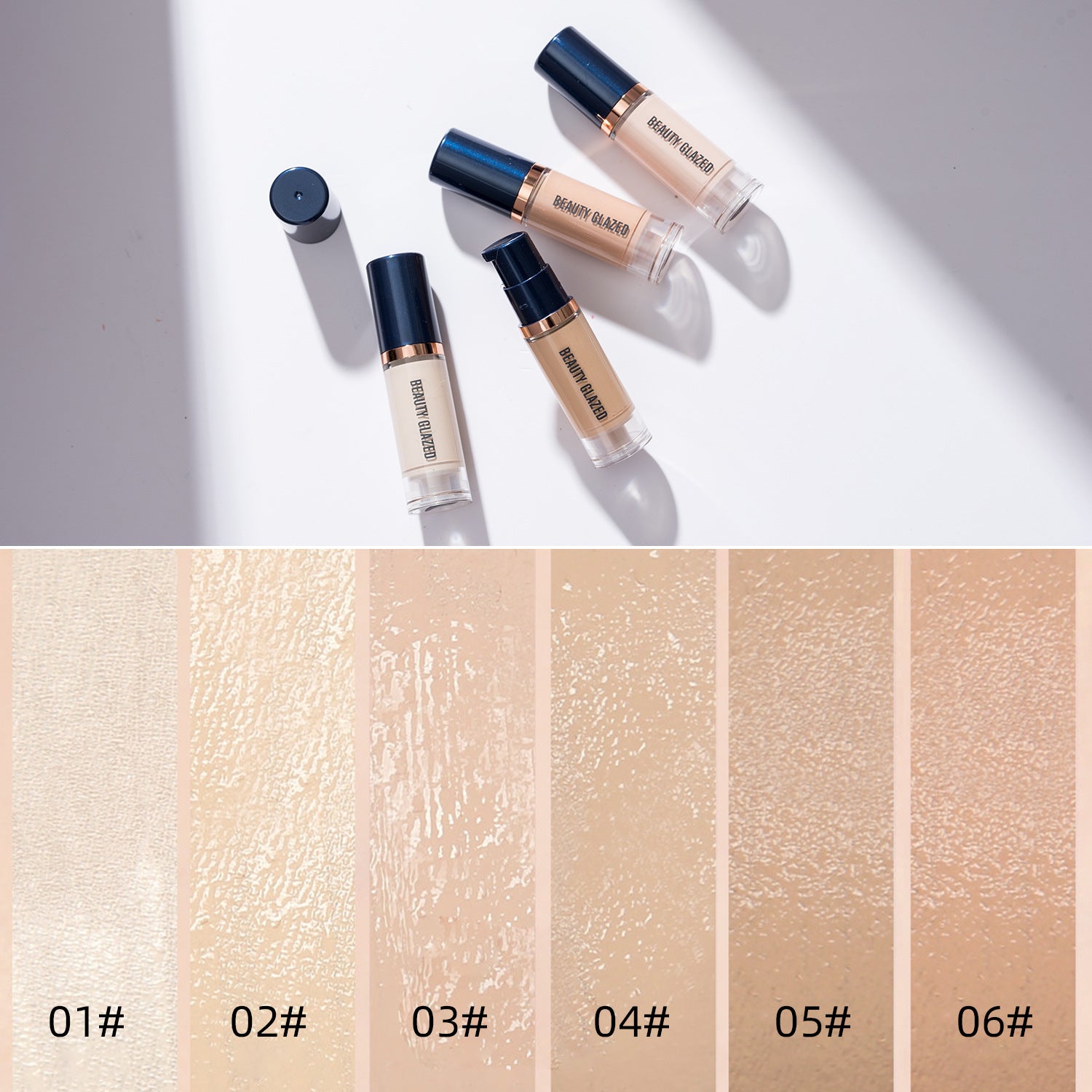Colour-correcting primer tube and applicator