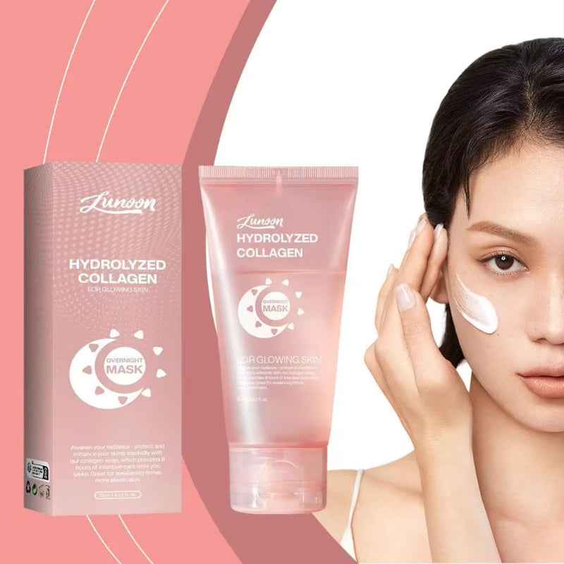 Collagen overnight wrapping mask for plumper, hydrated skin