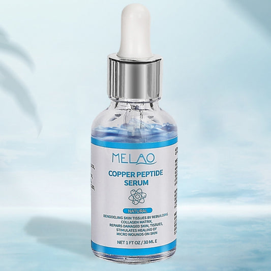 Blue copper peptide serum for firming and barrier support