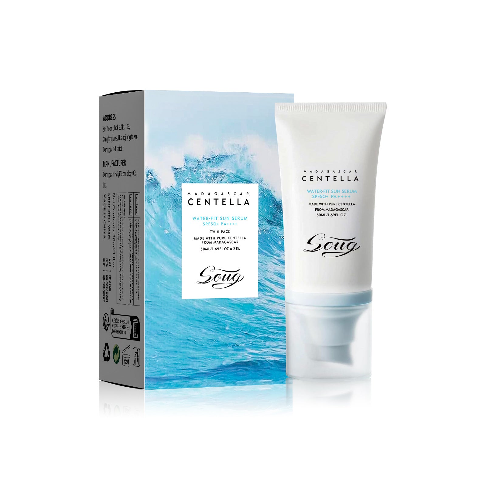 Waterproof makeup primer twin pack