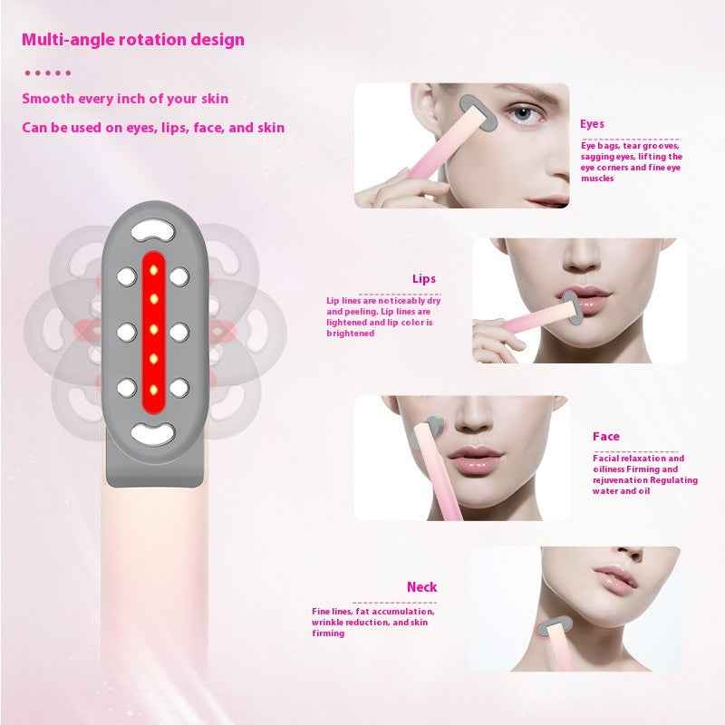 Microcurrent eye wand held in hand