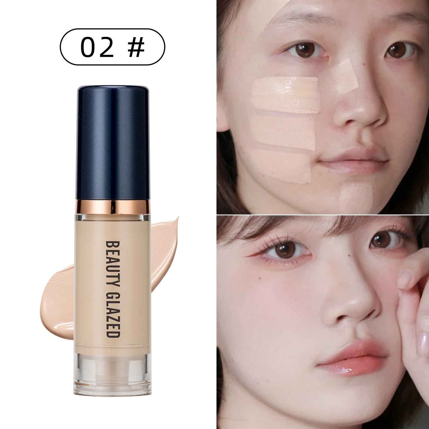Peach colour corrector for blue-toned dark circles