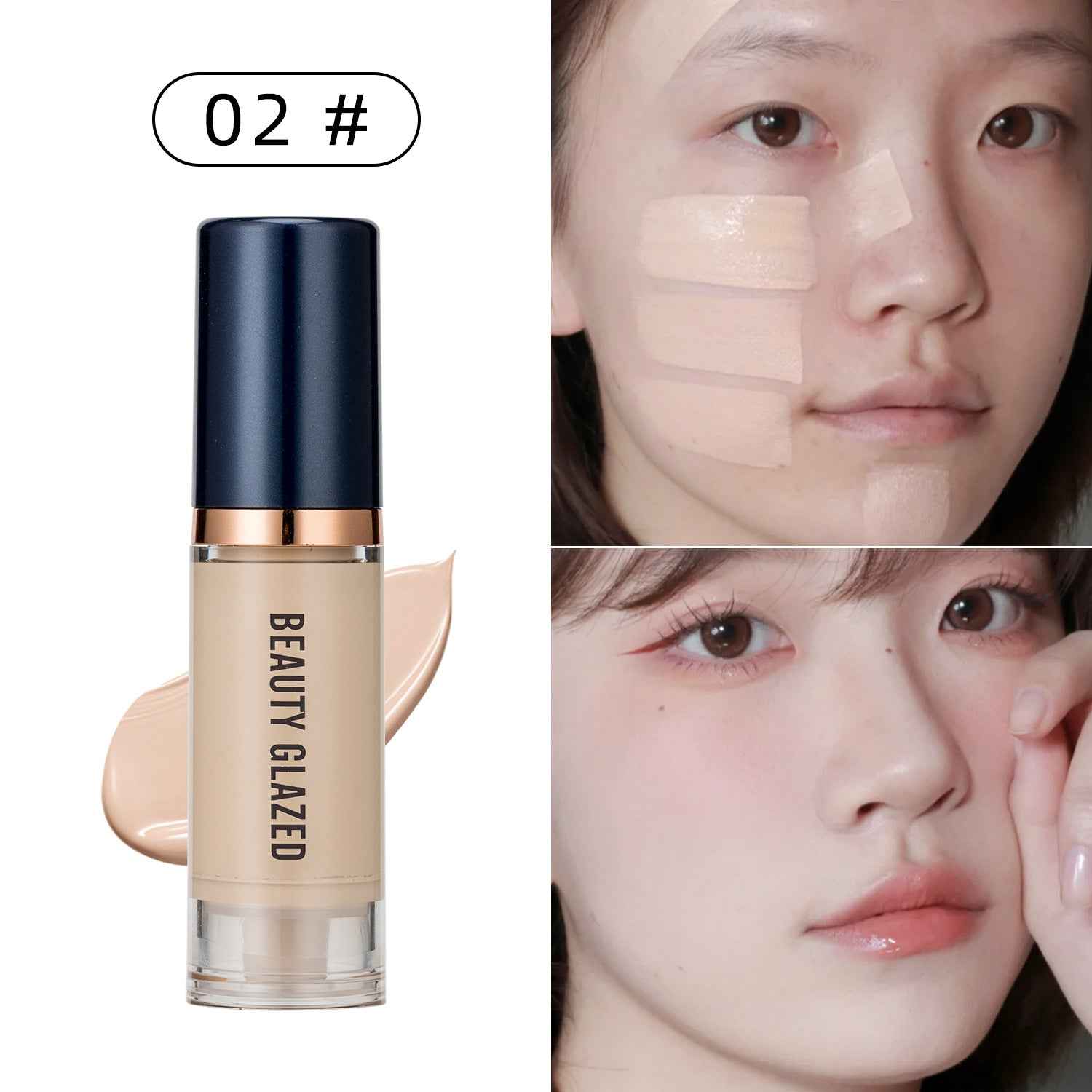 Peach colour corrector for blue-toned dark circles