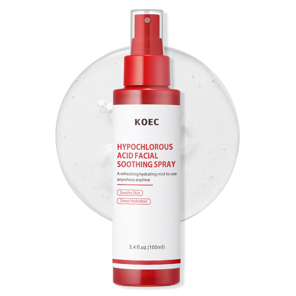 Hypochlorous acid facial mist packaging