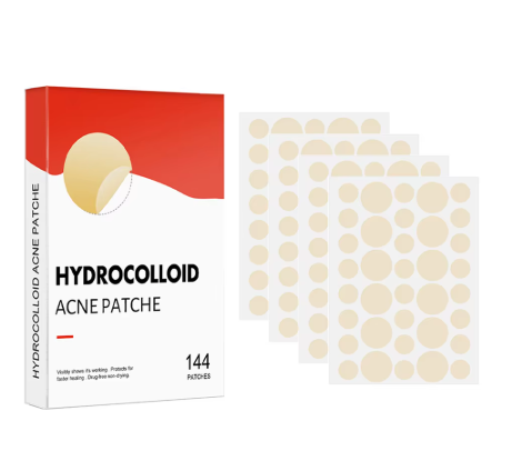 Hydrocolloid acne patches, 144 pack of invisible spot stickers