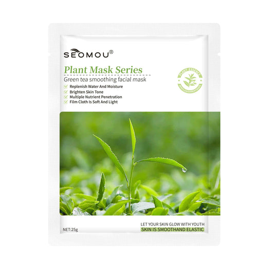 Green tea antioxidant sheet masks, pack of ten