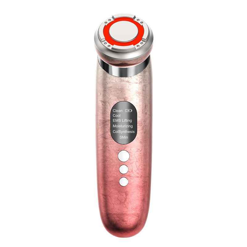 Hot and cold device metal treatment head close-up