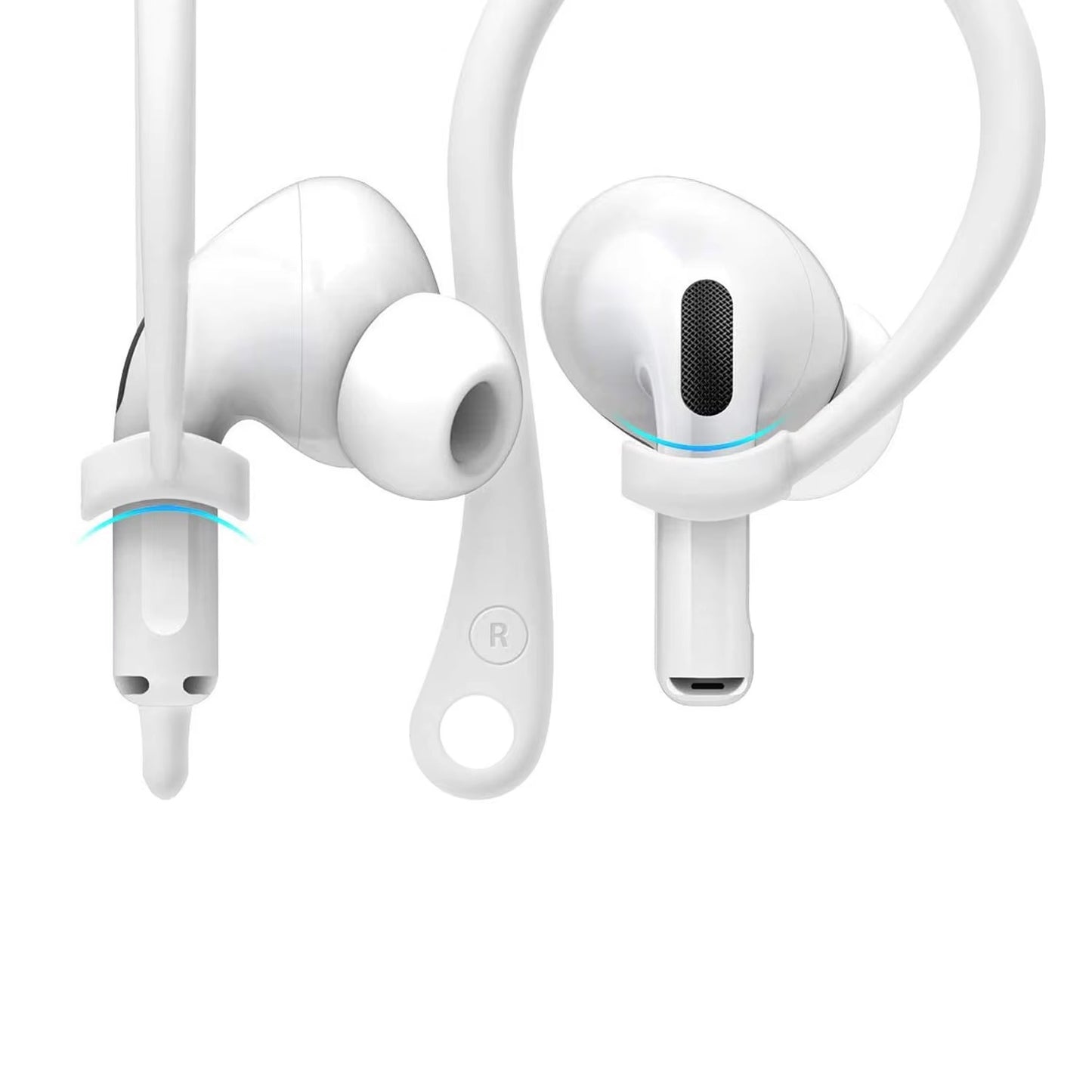 White Bluetooth Earphone Silicone Earhook For Airpods 1/2 Pro Earpods Loop Clip Headset Ear Hook Replacement Headphone Accessories