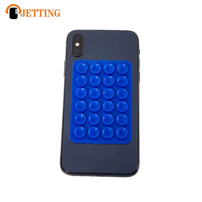 Double Side Silicone Suction Pad For Mobile Phone Fixture Suction Cup Backed Adhesive Silicone Rubber Sucker Pad For Fixed Pad