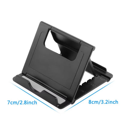 Black Table Phone Holder Bracket Adjustable Desktop Stand For Ipad IPhone Samsung Xiaomi Huawei Folding Universal Mobile Phone Stand