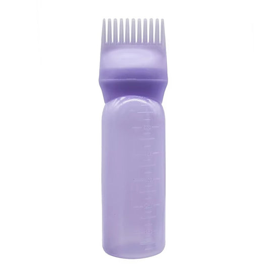 1 Color Salon Hair Oil Applicator Bottle Professional Hairdressing Dyeing Comb Bottles Barbershop Hairdresser Coloring Supplies