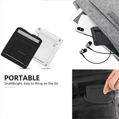 Black Universal Foldable Desk Phone Holder Mount Stand for Samsung S20 Plus Ultra Note 10 IPhone 11 Mobile Phone Tablet Desktop Holder