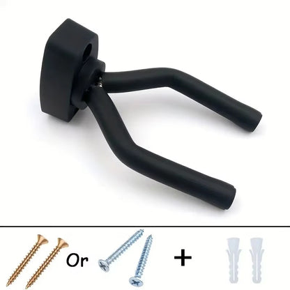 1pc Versatile Guitar Wall Mount Hanger For Multiple Specifications - Electric/Classical/Folk Guitars, Bass Guitars - Metal Hook