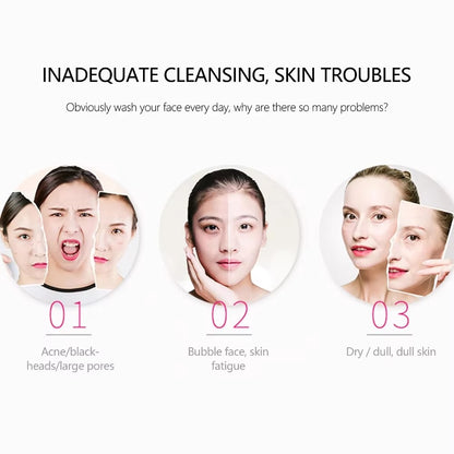 Soft Silicone Face Brush Cleanser and Massager Manual Facial Cleansing Brush Exfoliating Silicone Face Scrubber for Women Man Color: purple