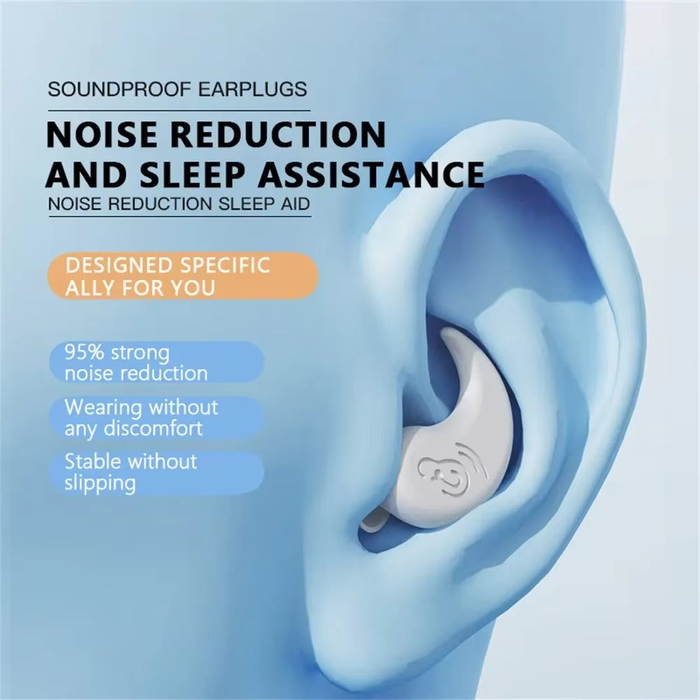 Anti Noise Silicone Earplugs Waterproof Swimming Ear Plugs For Sleeping Diving Surf Soft Comfort Natation Swimming Ear Protector Color: white&green