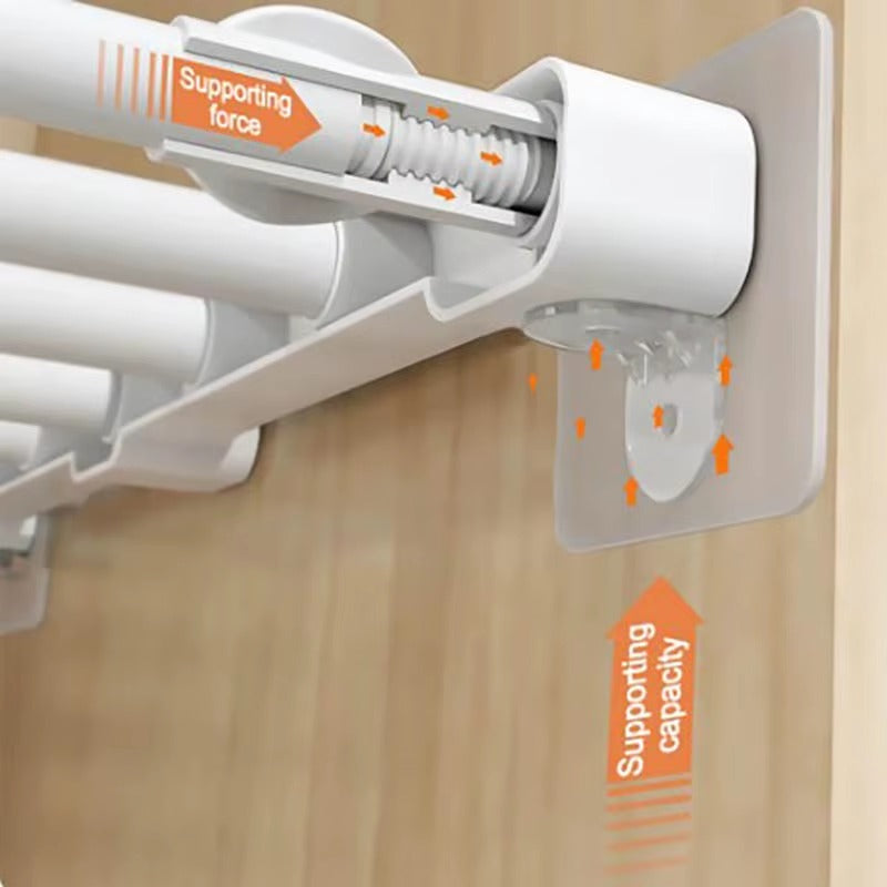 10pcs Wardrobe Divider Brackets Non-Marking Sticky Kitchen Cabinet Divider Brackets Anti-Side Slip Layer Support Brackets