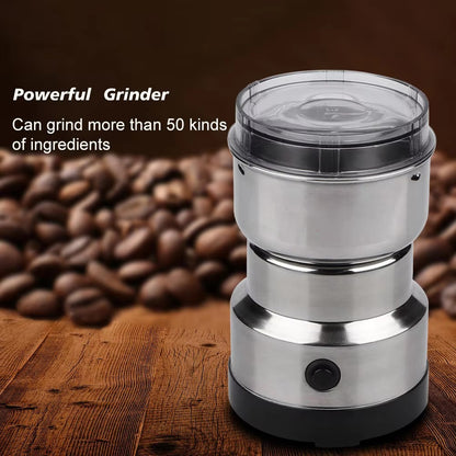 Kitchen Multifunctional 4 Blade Grain Grinder Coffee Chopping Home Electric Coffee Grinder Nut Bean Flavor Blender EU plug