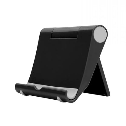 Black Universal Foldable Desk Phone Holder Mount Stand for Samsung S20 Plus Ultra Note 10 IPhone 11 Mobile Phone Tablet Desktop Holder