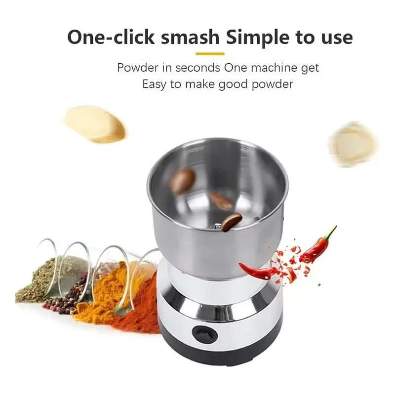 Kitchen Multifunctional 4 Blade Grain Grinder Coffee Chopping Home Electric Coffee Grinder Nut Bean Flavor Blender EU plug