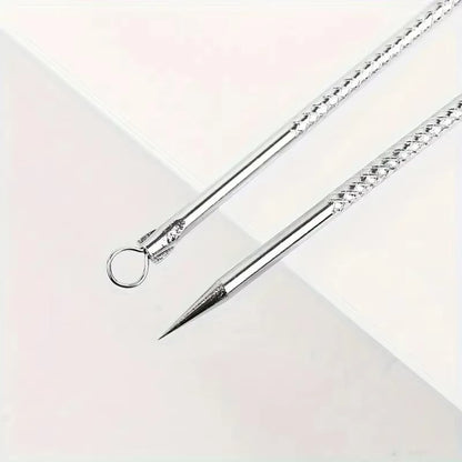 1pc Stainless Steel Blackhead Comedone Acne Blemish Extractor Remover Face Skin Care Pore Cleaner Needles Remove Tools Hot