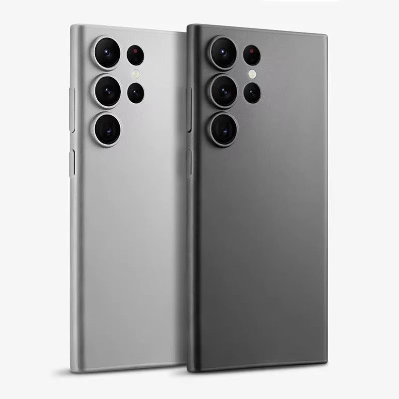 UltraThin 0.3mm shockproof transparent Outer case For Samsung Galaxy S25 Ultra Plus Solid Color Clear Frosted Matte PP Case