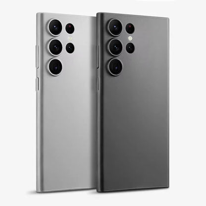 UltraThin 0.3mm shockproof transparent Outer case For Samsung Galaxy S25 Ultra Plus Solid Color Clear Frosted Matte PP Case