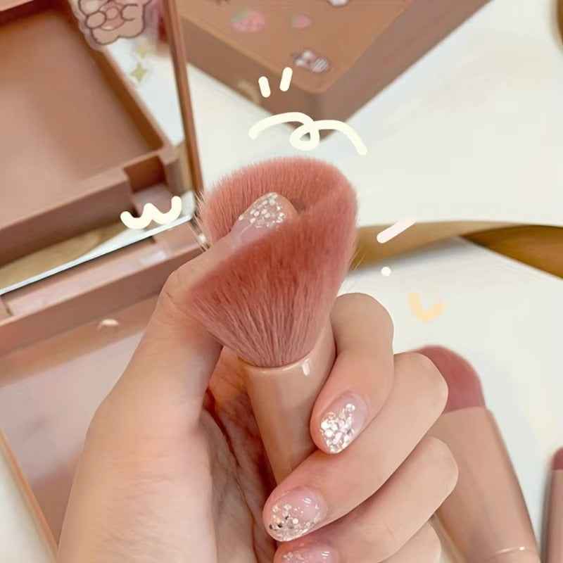 Portable makeup brush set colour options