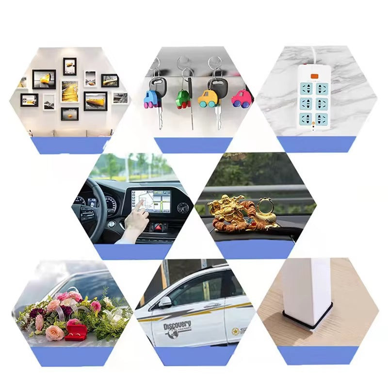 5m/ Width: 10mm Nano Tape Double-Sided Adhesive Tape Traceless Waterproof Tape For Bathroom Kitchen Sink Tap Gel Sticker