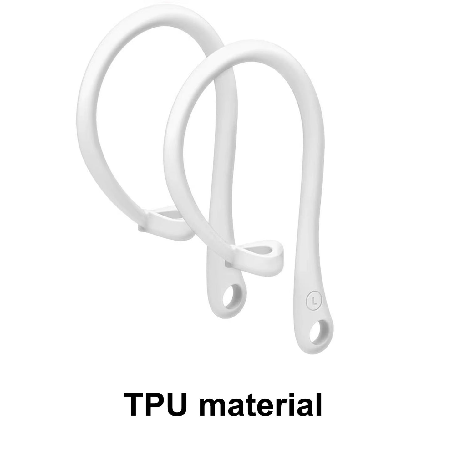 White Bluetooth Earphone Silicone Earhook For Airpods 1/2 Pro Earpods Loop Clip Headset Ear Hook Replacement Headphone Accessories