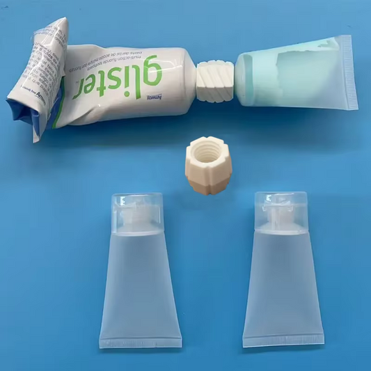 3pcs 30ml Travel Bottles + Adapters | Leak-Proof Toiletry Set for Travel, Carry-On