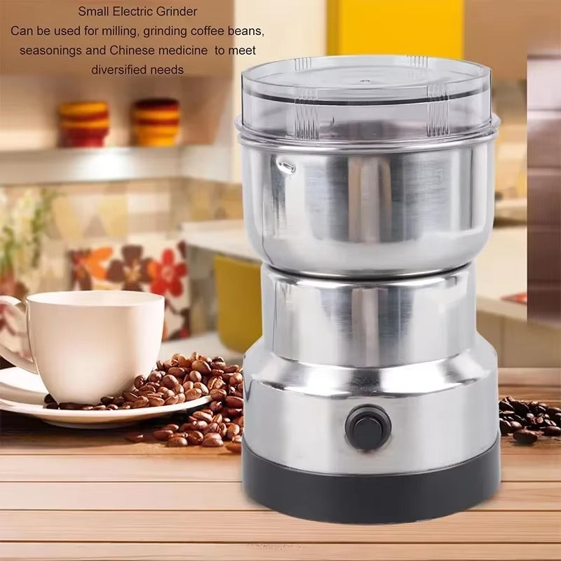 Kitchen Multifunctional 4 Blade Grain Grinder Coffee Chopping Home Electric Coffee Grinder Nut Bean Flavor Blender EU plug