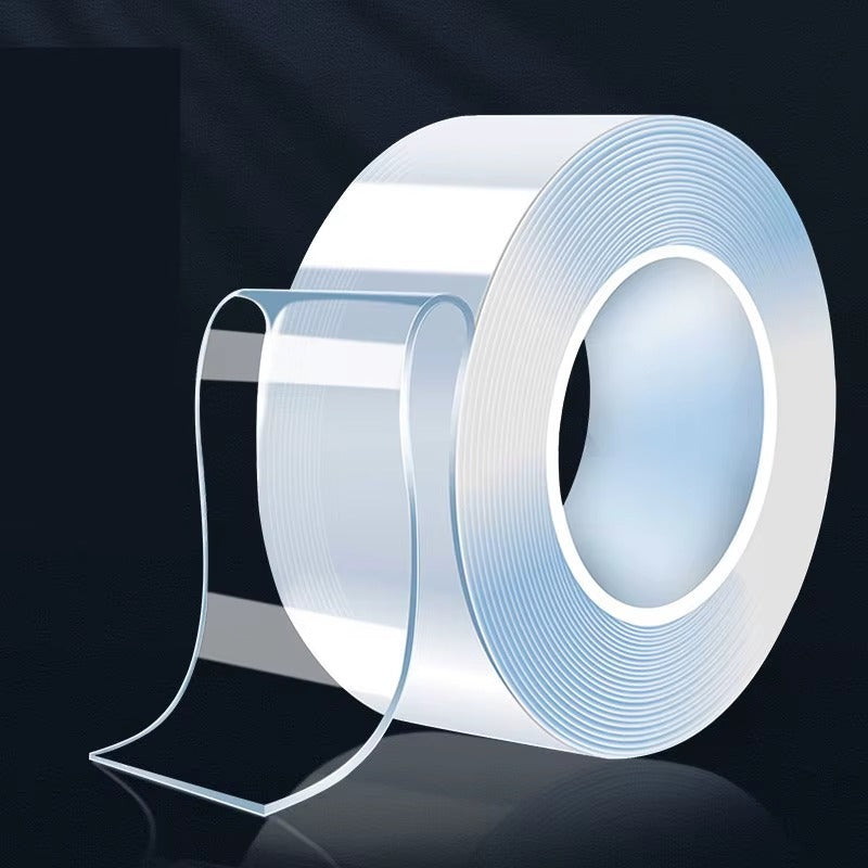 5m/ Width: 10mm Nano Tape Double-Sided Adhesive Tape Traceless Waterproof Tape For Bathroom Kitchen Sink Tap Gel Sticker