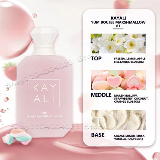 100ML KAYALI 81 Perfume Kayali Yum Boujee Marshmallow Eau de Parfum For Unisex Original Arabic Perfume