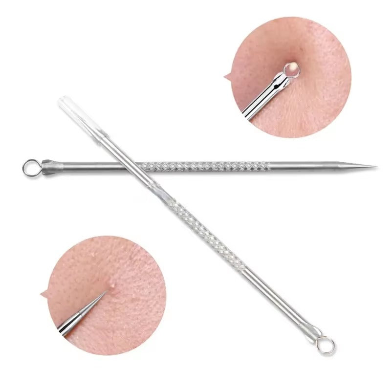 1pc Stainless Steel Blackhead Comedone Acne Blemish Extractor Remover Face Skin Care Pore Cleaner Needles Remove Tools Hot