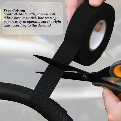 5PCS Electrical Insulating Tape Heat Resistant Harness Tape 9/15/50MM Car Cable Harness Wiring Loom Protection Waterproof Tape