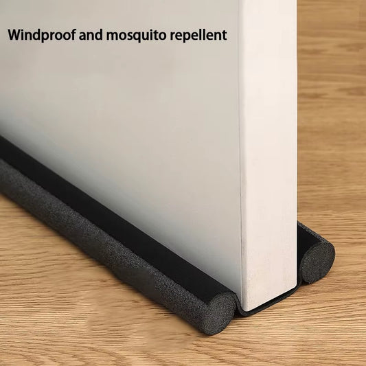 Hot Sell Flexible Door Bottom Sealing Strip Stopper Door Weatherstrip Guard Wind Dust Blocker Sealer Stopper Door Seal black