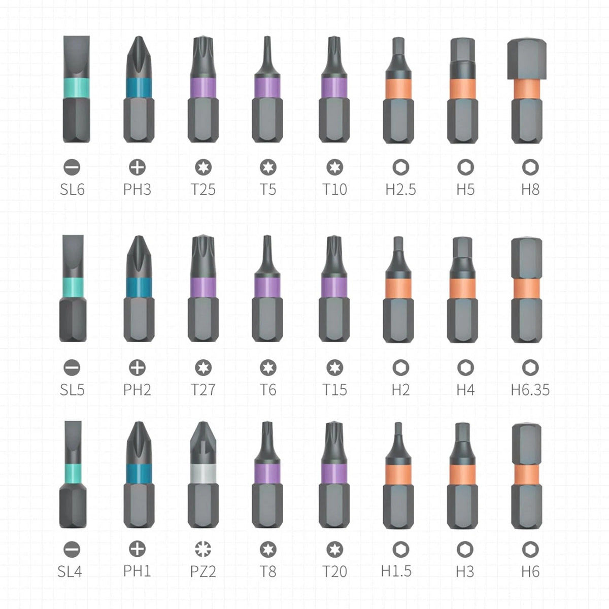24-in-1 Magnetic Ratchet Screwdriver Set – Precision Repair Tool Kit
